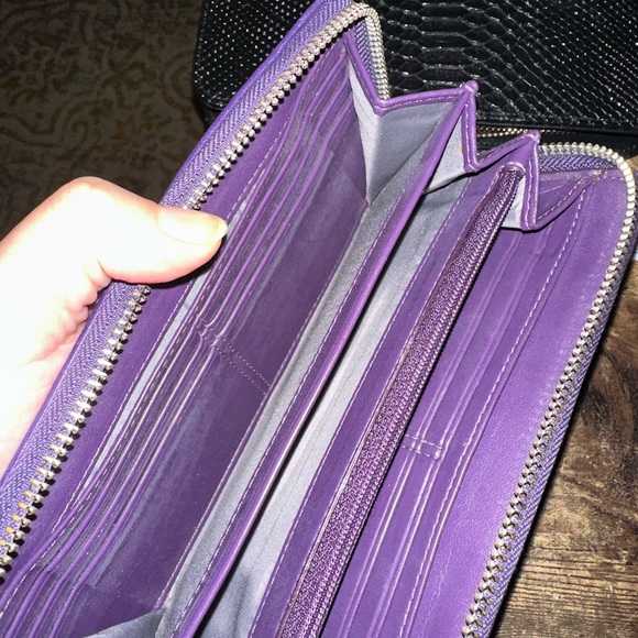 Coach purple wallet - Picture 4 of 9